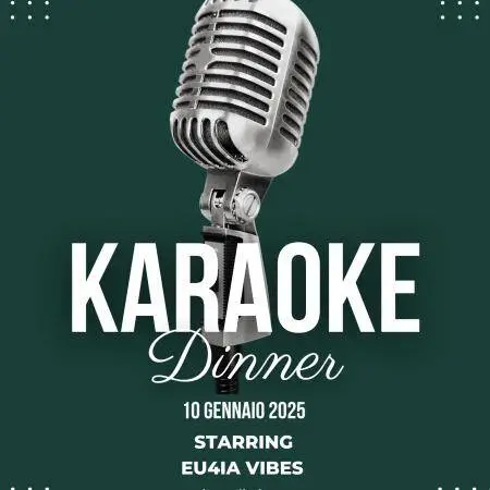 SERATA KARAOKE - SAVE THE DATE: VENERDì 10 GENNAIO