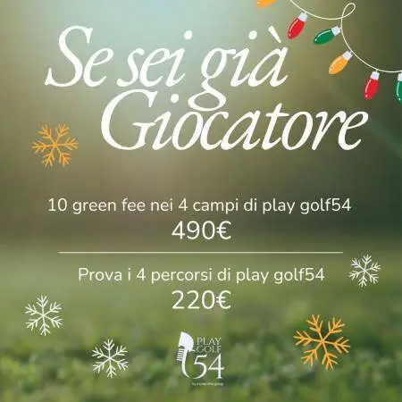 A NATALE REGALA IL GOLF!